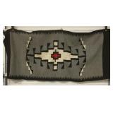 61" x 27" Woven Navajo Wool Rug / Runner