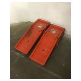 Vintage Heavy Duty  Montgomery Ward Car Ramps