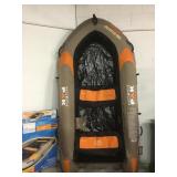 Aquarius 896 Inflatable Hard Bottom River Raft New