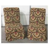 Rachlin Katarina Harvest upholsetred Chairs lot