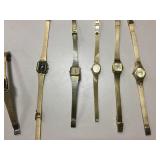 Lot of Ladies Gold Filled Watches Elgin Waltham