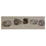 18kt & 14kt Gold Plated Rings