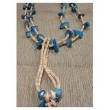 NA Double Strand Heishi Necklace 55 Grams