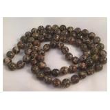Polished Jasper Stone Bead Necklace