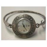Vtg Boma Sterling Silver Watch Bezel & Band