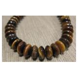 NA Sterling Silver Tigers Eye Necklace