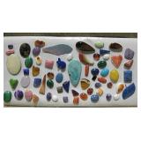 62 Cabachon Stones From Around The World