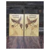 Phillipines Cock Figting Marquetry Wall Panels