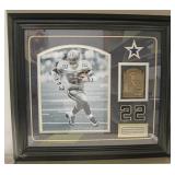 Emmitt Smith 2010 HOF Bronze Dedication Plaque
