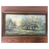 Framed Antique Morris & Bendien Copyright Print
