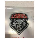 UNM Lobos 2-Sided Metal Sign - 24" x 36"