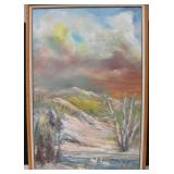 Framed Original Oil Painting - 26" x 38"