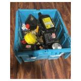 Blue Tub Of Assorted Tools