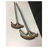 2 Electrical Conduit Tubing Benders 1/2" & 3/4"