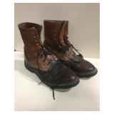 Lariat Soft Toe Leather Work Boots size 12