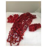 Multi Strand Red Coral Costume Jewelry Set