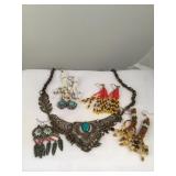Lot Of 6 Southwestern Style Jewelry Items