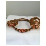 Floral Beaded Jewelry set
