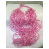 Pink Seed Bead Beaded  Costume Jewelry