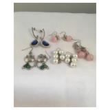 Lot oF 5 pairs Of Earrings