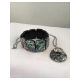 Abalone Costume Jewelry Lot