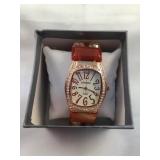 Copper Jade Beaded Watch