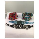 Lot Of 4 Beaded Items