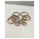 Lot OF 6 pair Of  stainless earrings