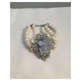Cameo Beaded  Costume Jewelry Pieces
