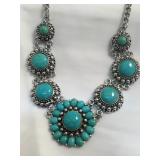 Turquoise Color Beaded  Costume Jewelry Pieces