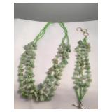 jade  Beaded  Costume Jewelry Pieces