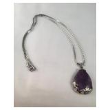 Amethyst Pendant & CHain