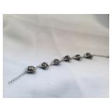 Silver Plate Pearl Bracelet
