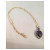 Sterling Silver Haallmarked Pendant & Chain
