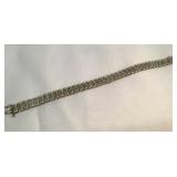 Sterling Silver Hallmarked Tennis Style Bracelet