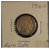 1916 D Buffalo Nickel