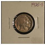 1925 "S" Buffalo Nickel