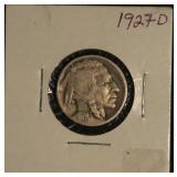 1927 "D" Buffalo Nickel