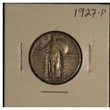 1927 "P" Standing Liberty Quarter