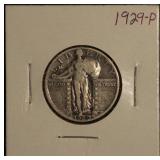 1929 "P" Standing Liberty Quarter