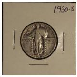 1930 "S" Standing Liberty Quarter