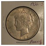 1922 "S" Silver Peace Dollar