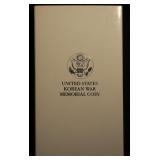 1991 Korean War Proof Silver Dollar IN OGP package