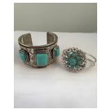 Lot Of 2 Southwestern Style Bracelets