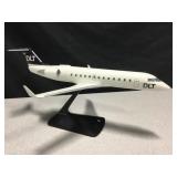 14.5" Long Model Jet Aircraft On Pedestal