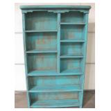 Rustic Wood Shelving Unit - 38" x 11" x 65"