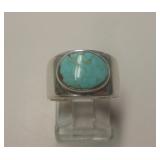 Sterling Silver & Utah Turquoise SW Ring Sterling Silver & Utah Turquoise SW Ring