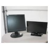 Planar 17" & Coby 18" Flatscreen Computer Monitors Planar 17" & Coby 18" Flatscreen Computer Monitors