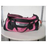 Large Pink & Black Duffel Bag w/ Contents Large Pink & Black Duffel Bag w/ Contents