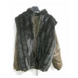 Faux Fur Jacket, Mens Jacket & NIP Ear Warmers Faux Fur Jacket, Mens Jacket & NIP Ear Warmers